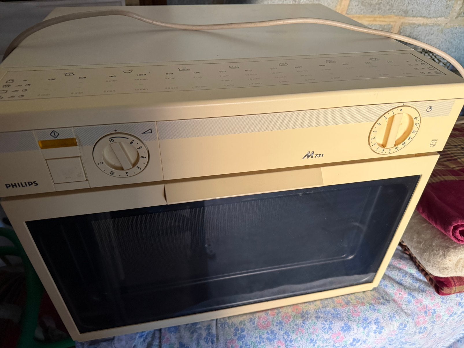 Micro-ondes Philips M731, Enlèvement, Utilisé, Autoportant, Micro-ondes