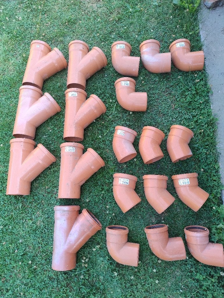 Bochten en y-stukken, Ophalen, Bochten, Gebruikt, PVC