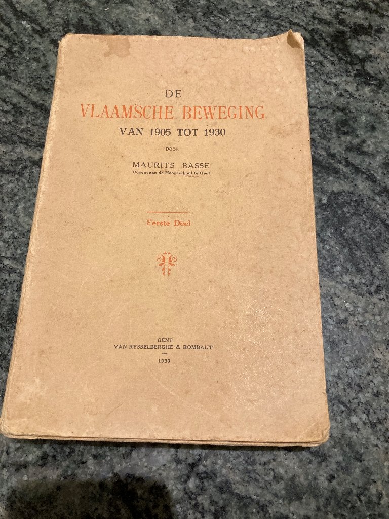boek de Vlaamsche beweging, Boeken, Ophalen of Verzenden, 20e eeuw of later, Gelezen