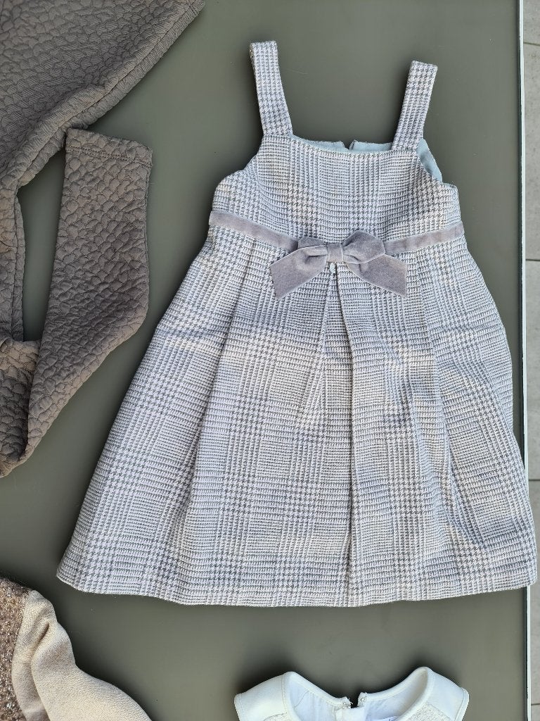 grijs-rose jurk, Lapin House, 116, Kinderen en Baby's, Ophalen, Zo goed als nieuw