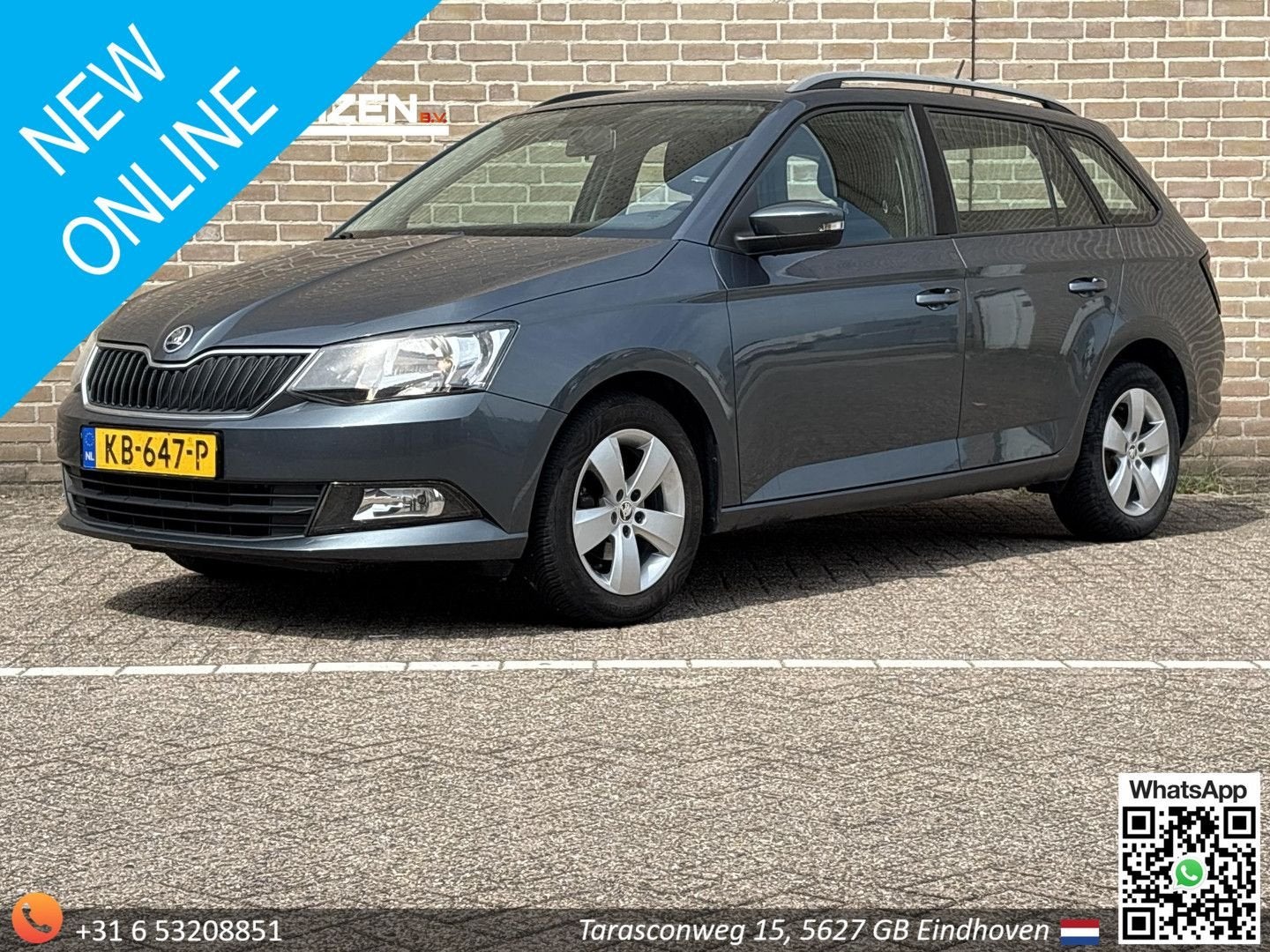 Skoda Fabia Combi 1.0 Style | Airco | Cruise | Trekhaak | AP, Auto's, Skoda, Zwart, 109 g/km, Bedrijf, Traction-control