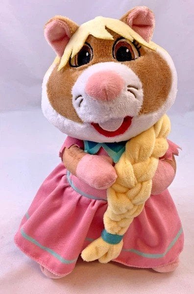 Jouet en peluche Albert Heijn AH Efteling Hamster Raiponce, Albert Heijn, Hamster, Comme neuf, Moyen (20 à 80 cm)