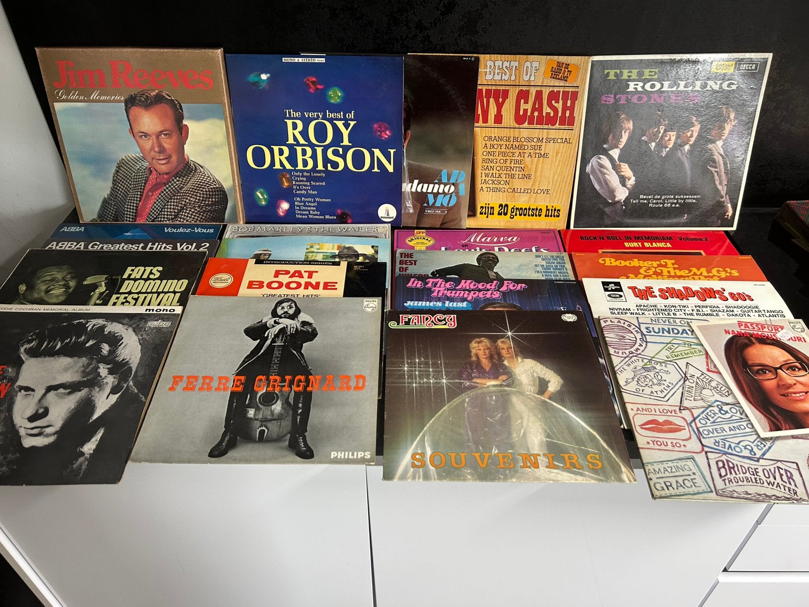 Collectie muziekplaten, Ophalen, Gebruikt