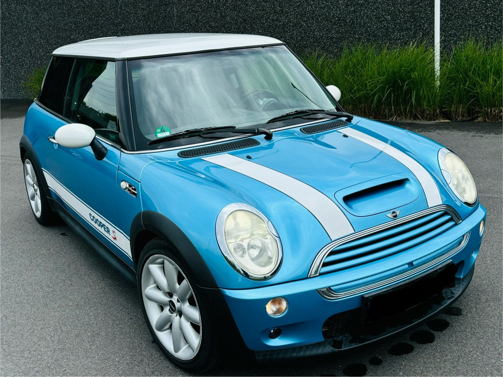MINI COOPER 1.6 S 163PK LEDER XENON GEKEURD 1ST EIGENAAR, Auto's, Mini, Zwart, Blauw, Leder, Handgeschakeld
