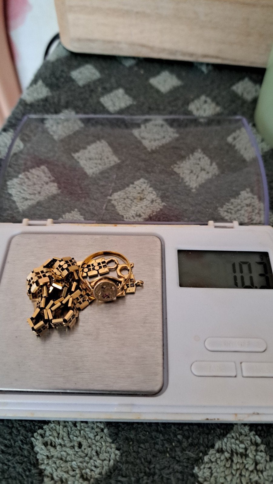 bracelet bague  ancienne 18k  l'or, Enlèvement ou Envoi