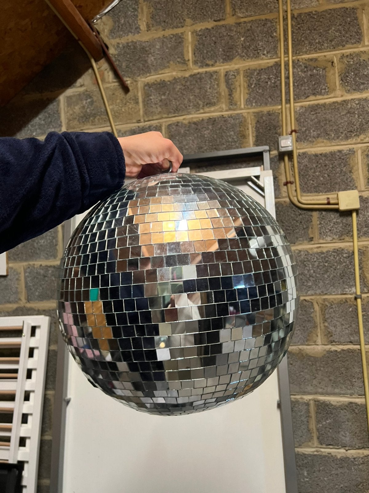 Discobol met echt glas, Ophalen, Zo goed als nieuw, Discobol
