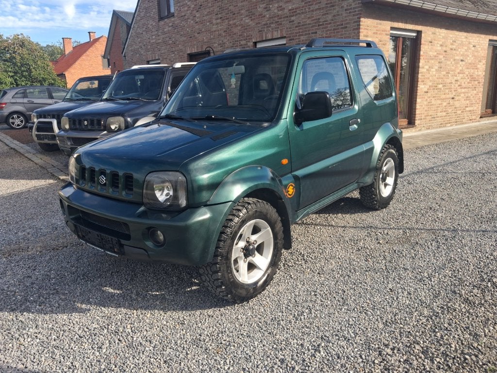 Essence Suzuki Jimny #4x4 #1300cc ! 132 000 km ! D'ici 2004, Autos, Achat, Entreprise, Vert, 4 cylindres