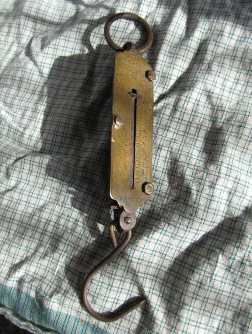 Antiek hangweegschaaltje, Antiek en Kunst, Antiek | Gereedschap en Instrumenten, Ophalen