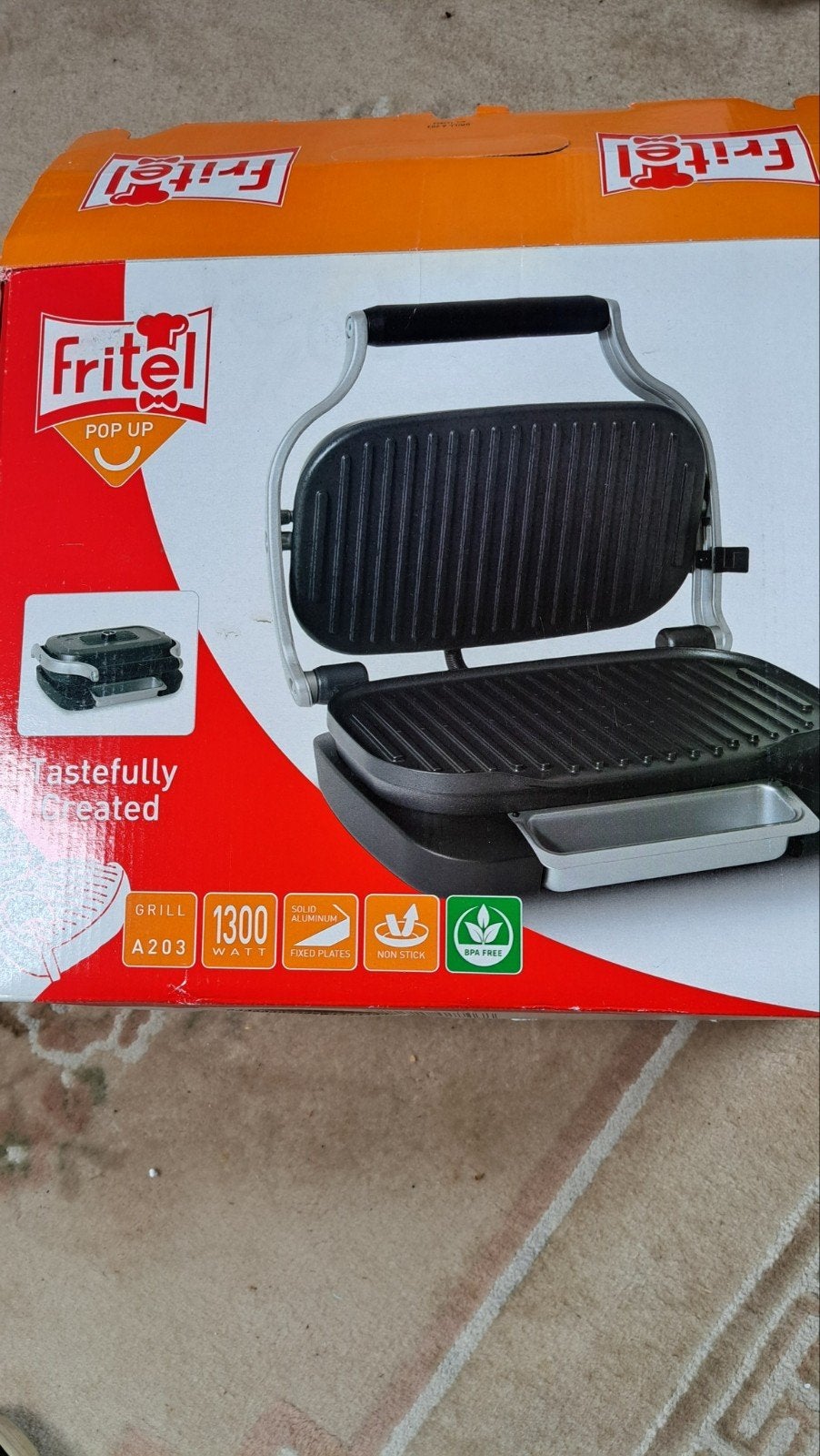 Gril toestel ,Panini,Fritel,nog nieuw,ongebruikt, Elektronische apparatuur, Ophalen of Verzenden