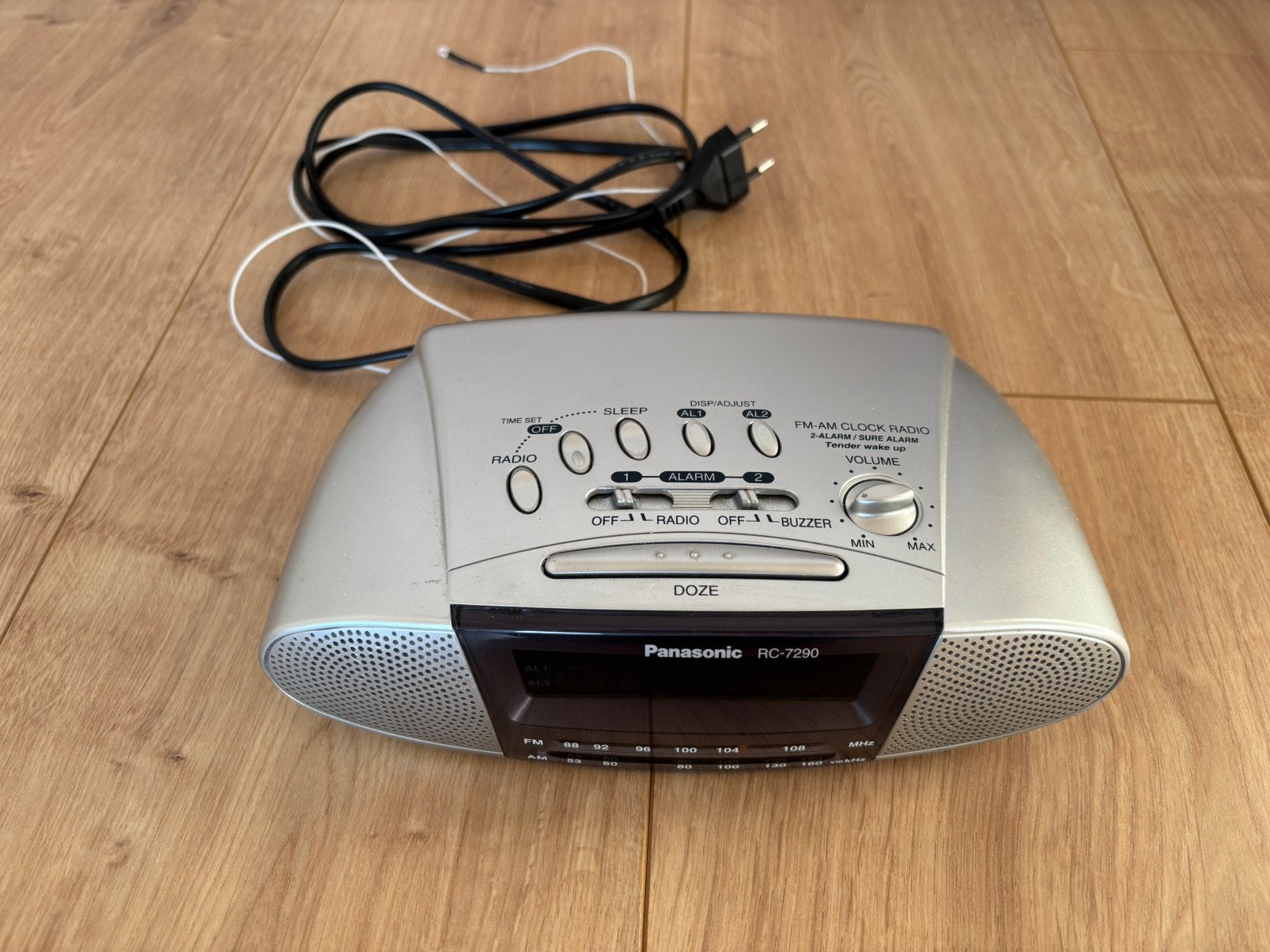 Panasonic wekkerradio, Electroménager, Enlèvement ou Envoi, Comme neuf, Digital