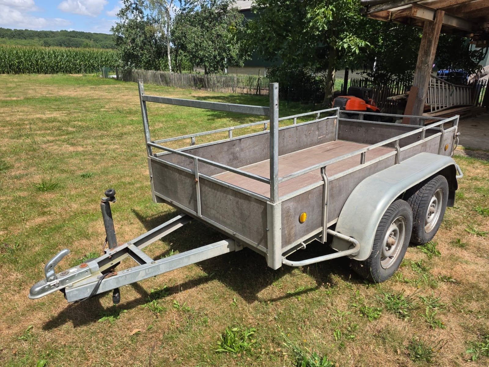 Aanhangwagen 750 kg met afneembaar bovenrek, Enlèvement