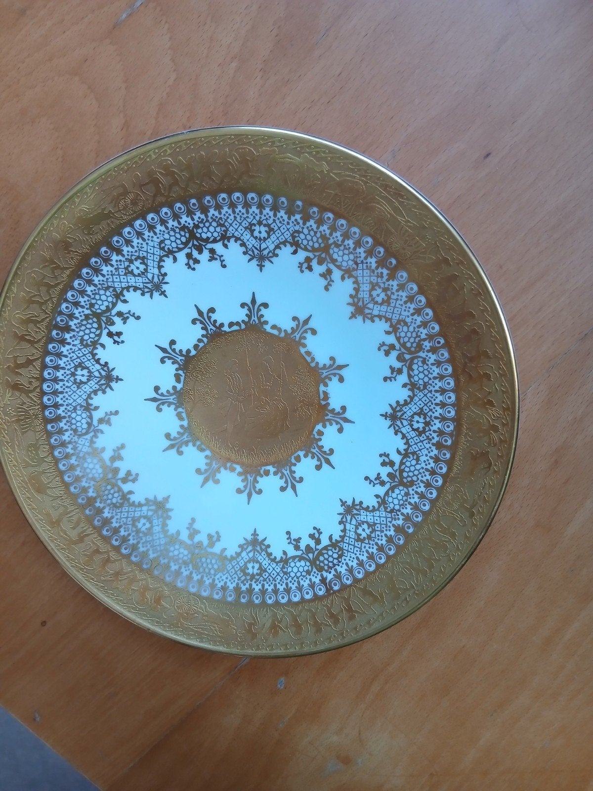 Vide-poche / Coupelle vintage en porcelaine DW Karlsbad doré, Antiek en Kunst, Ophalen of Verzenden