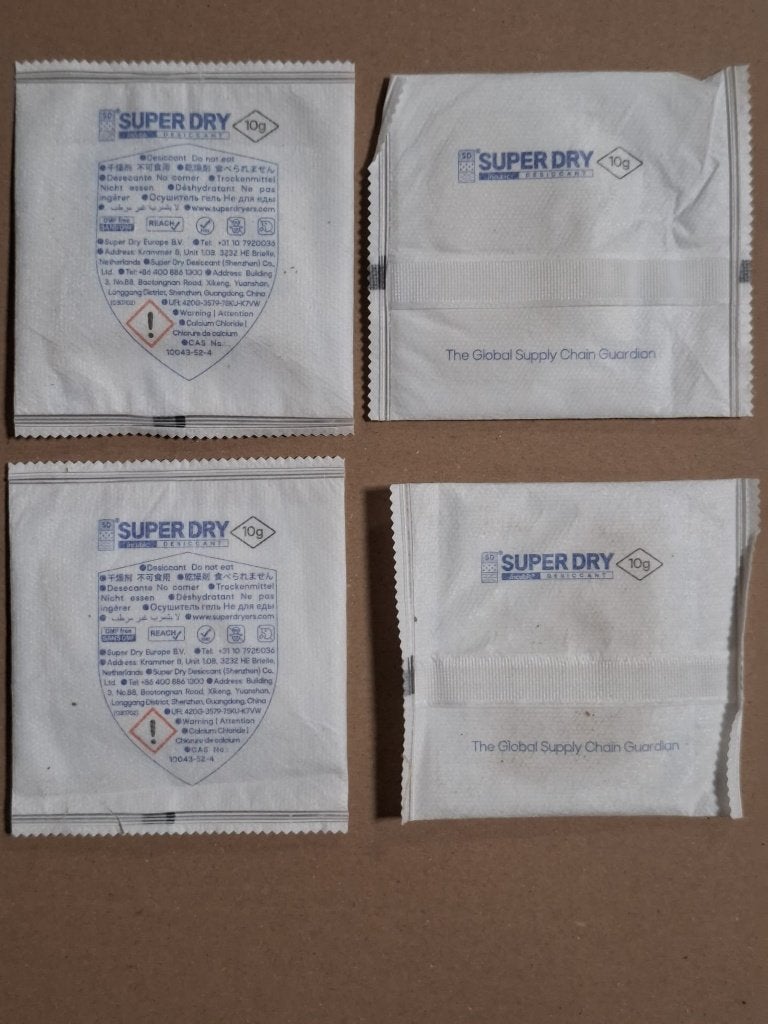 Sacs absorbants d'humidité Super Dry, Enlèvement