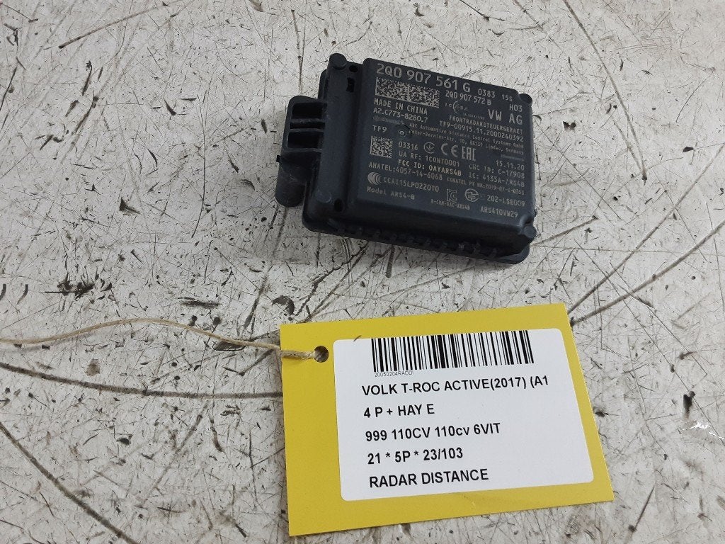 RADAR ANTI COLLISION Volkswagen T-Roc I (2Q0907561G), Volkswagen, Volkswagen AG, Utilisé, Kundenbetreuung@volkswagen.de