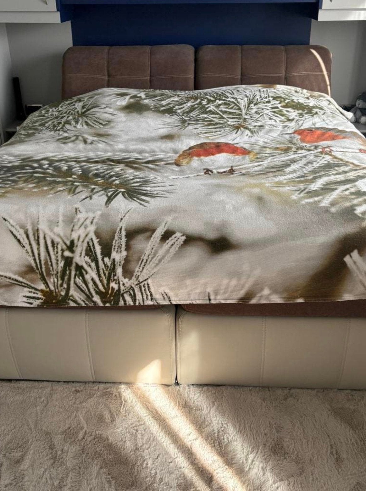 Boxspring, Huis en Inrichting, Slaapkamer | Bedden, Ophalen, Zo goed als nieuw, Stof, Verstelbaar