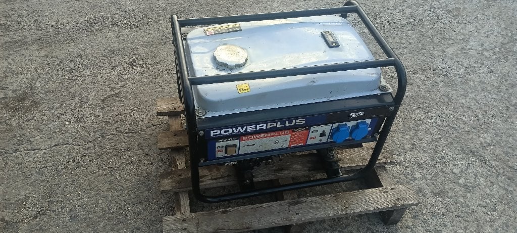 Stroom generator 2000w, Powerplus pow4761, 230V mono., Ophalen, Gebruikt, Minder dan 5 kVA, Benzine