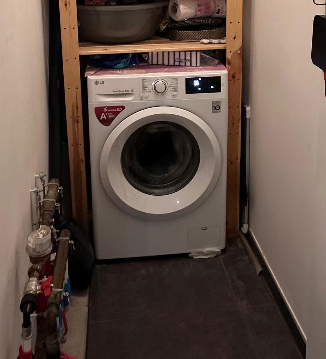 Machine lave-linge LG 8kg, Enlèvement, Comme neuf