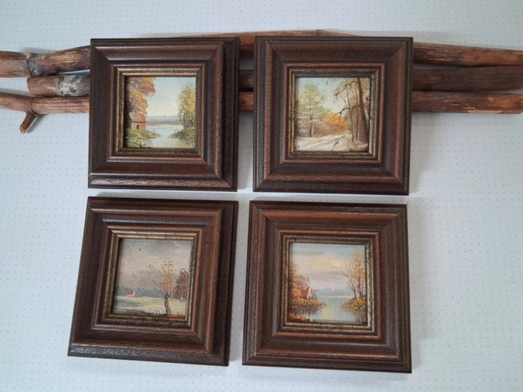 schilderijtjes, Ophalen, Doek, Landschap, Klassiek