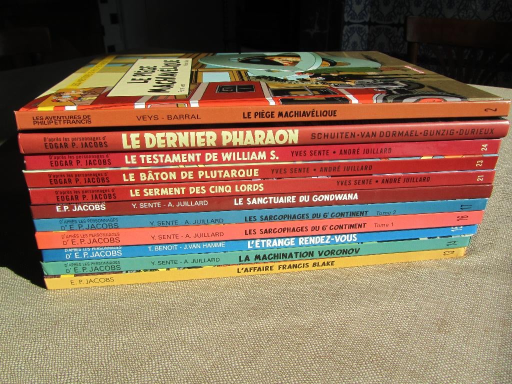 Les aventures de Blake et Mortimer: 11 BD! Très bel état!, Enlèvement ou Envoi