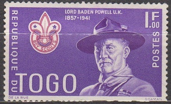 Togo - Lord Baden Powell - 1961, Envoi, Non oblitéré