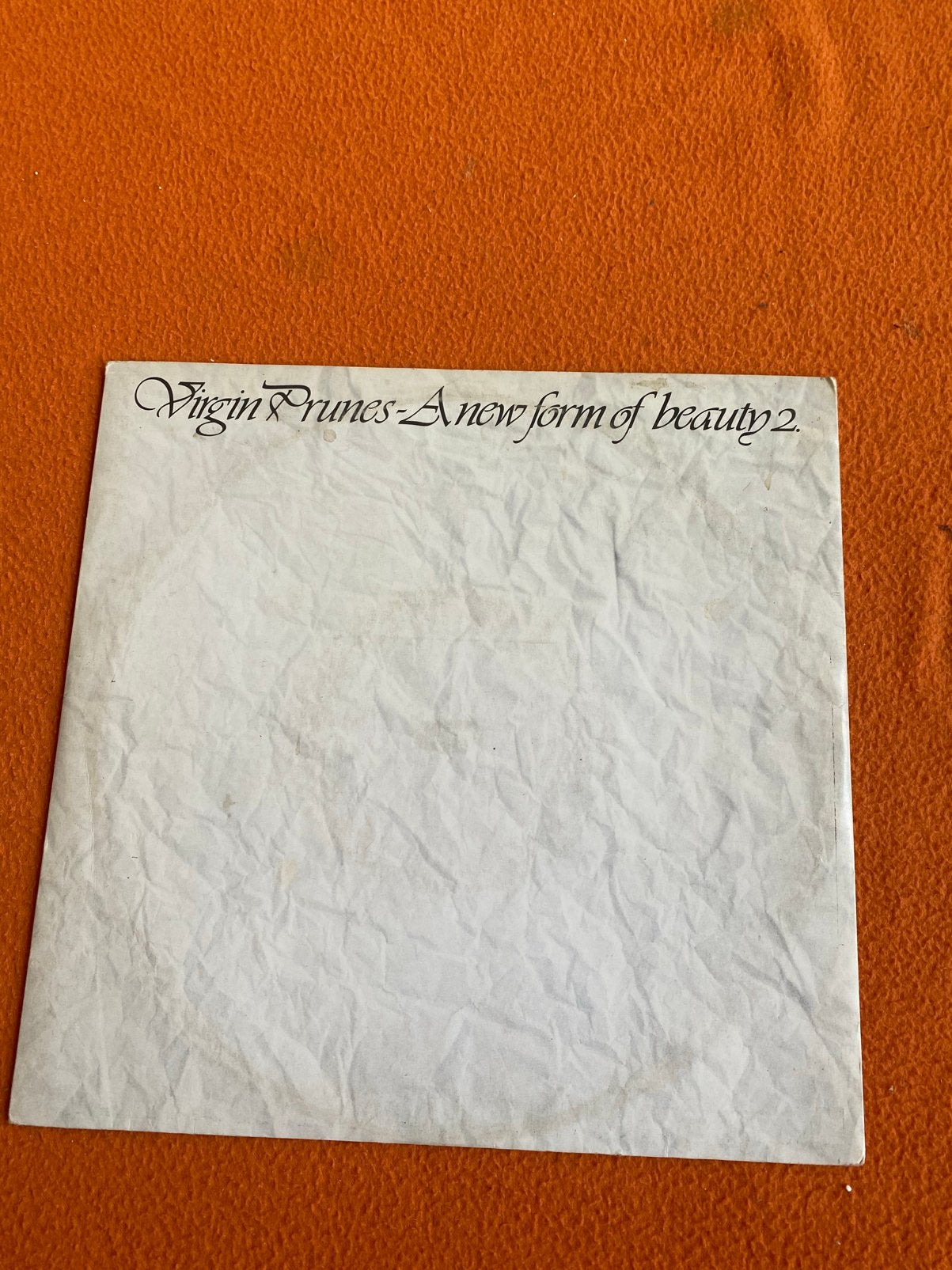 Virgin Prunes, Enlèvement ou Envoi, Comme neuf, 10 pouces