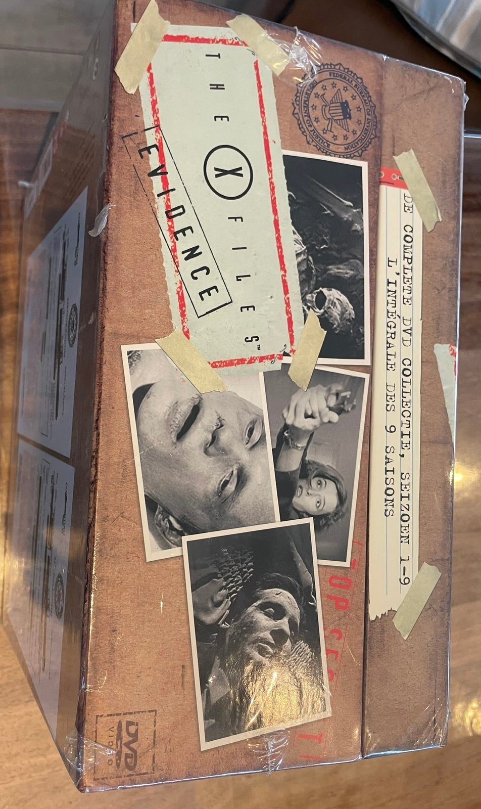 The X-Files evidence Box. Complete collectie (S1-9) geseald, Enlèvement, Neuf, dans son emballage, Série complète