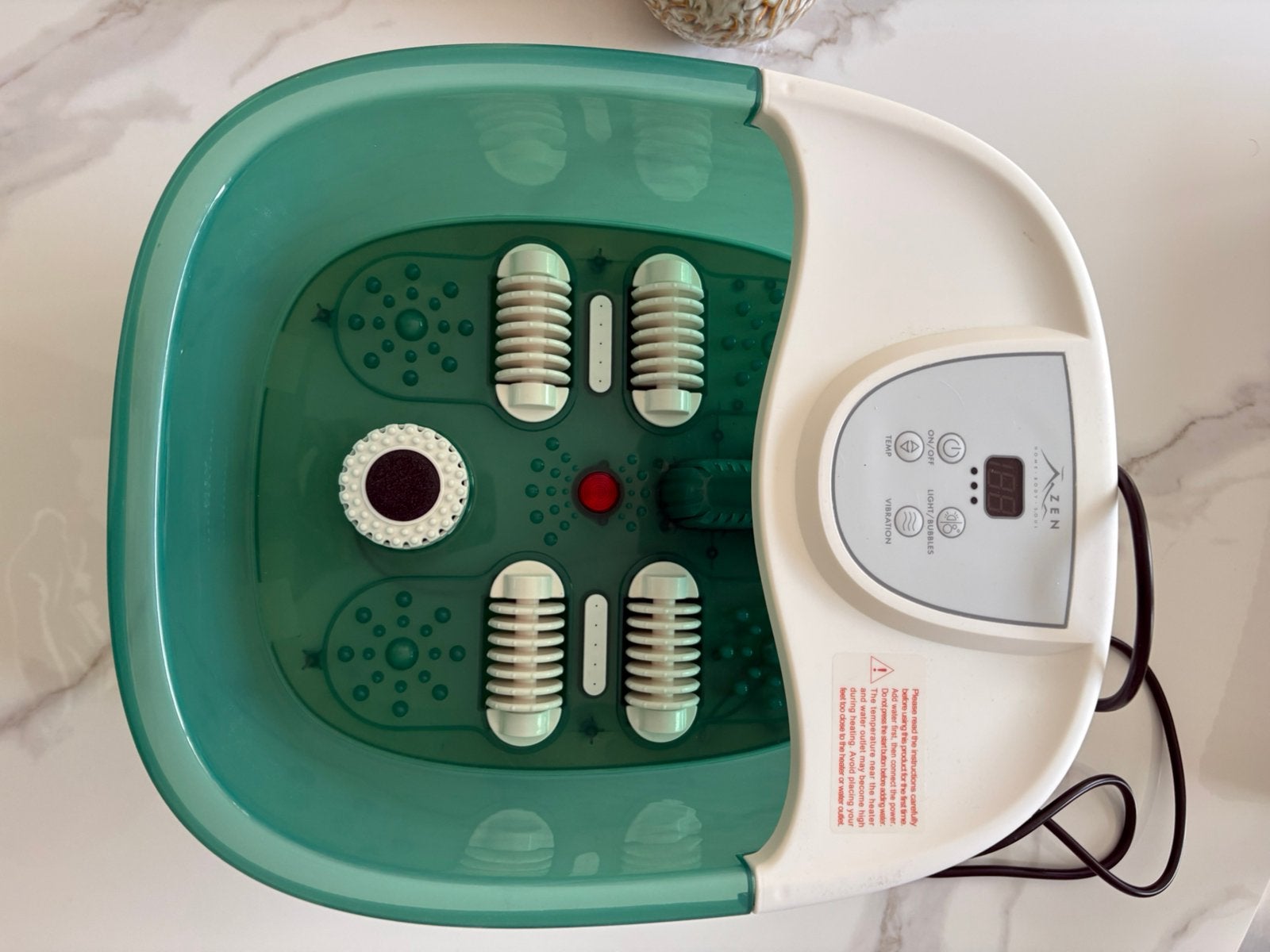 Bain de pieds hydromassant / Appareil thalasso pieds Zen, Enlèvement, Neuf, Appareil