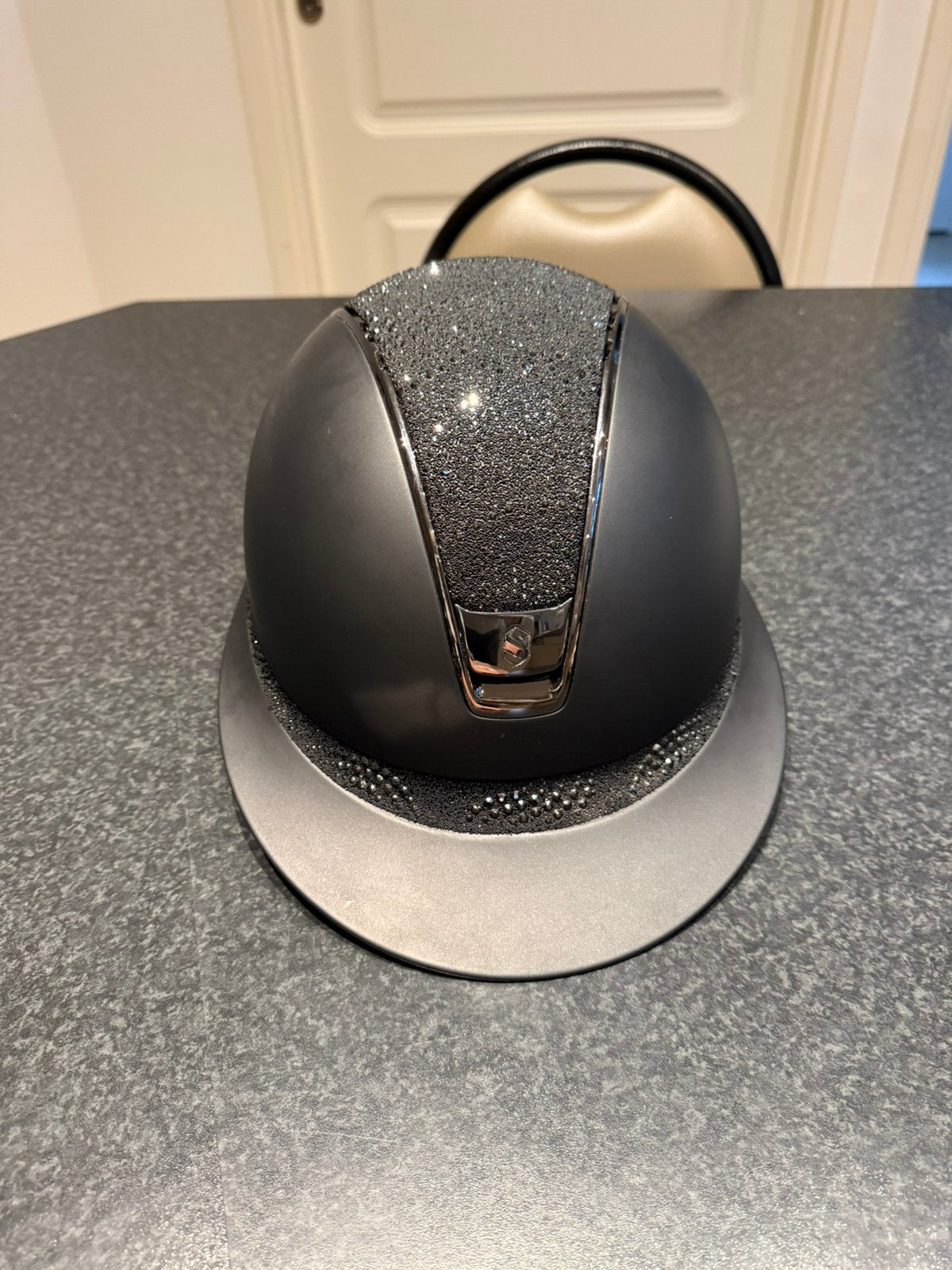 Samshield helm, Dieren en Toebehoren, Ophalen, Sierdetails, Zo goed als nieuw, Rijhelm/cap
