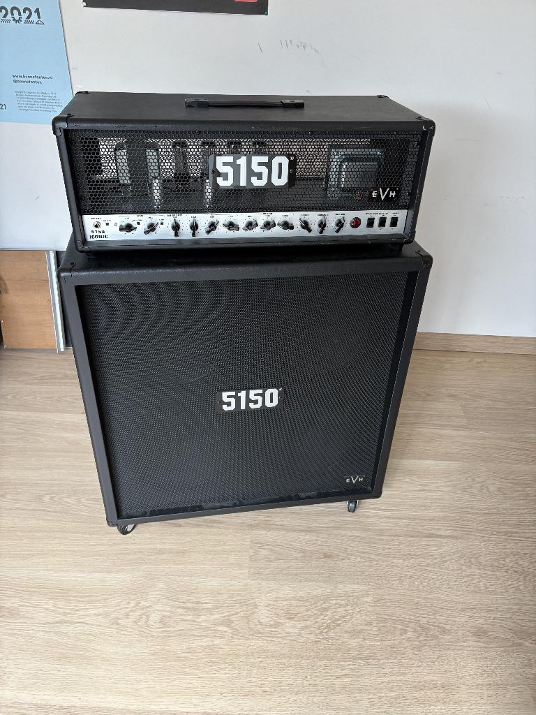 EVH 5150 iconic Head + Cabinet, Musique & Instruments, Enlèvement, Comme neuf, Guitare, 50 à 100 watts