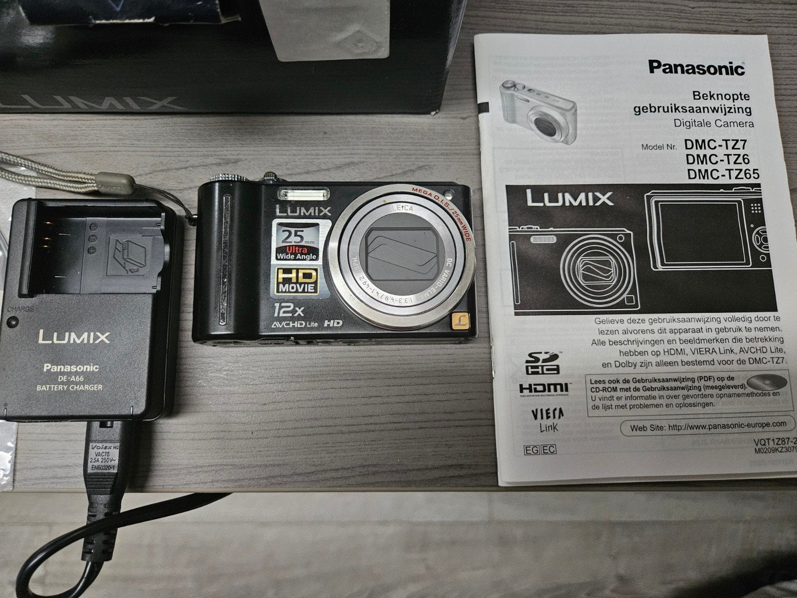 Panasonic Lumix DMC-TZ7 | Vintage Y2K Camera, TV, Hi-fi & Vidéo, Panasonic, Enlèvement ou Envoi, Stabilisation d'image, 10 mégapixels