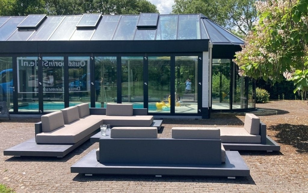 Luxe loungesets in vele samenstellingen wit of antraciet, Envoi, Neuf