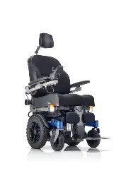 Rolstoel Sango Slimline blauw, Diversen, Rolstoelen, Ophalen, Zo goed als nieuw, Elektrische rolstoel