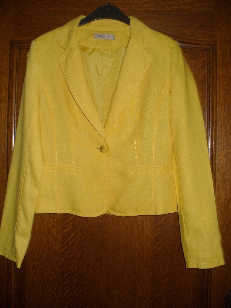 Gele blazer Escandelle maat M, Kleding | Dames, Maat 38/40 (M), Escandelle, Geel, Ophalen of Verzenden