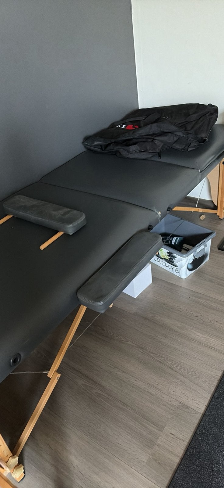 Massage tafel, met bijbehorende zak, Sport en Fitness, Ophalen, Gebruikt, Massagetafel