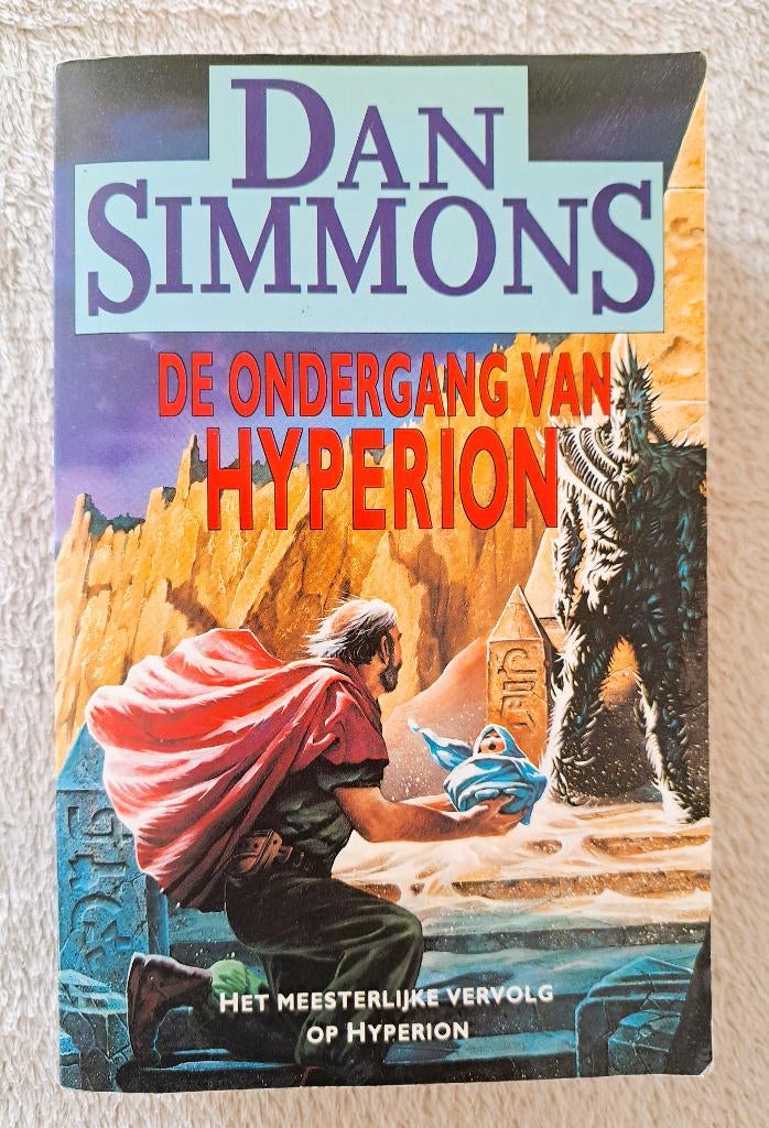 De ondergang van Hyperion - Dan Simmons, Boeken, Ophalen of Verzenden, Gelezen, Dan Simmons