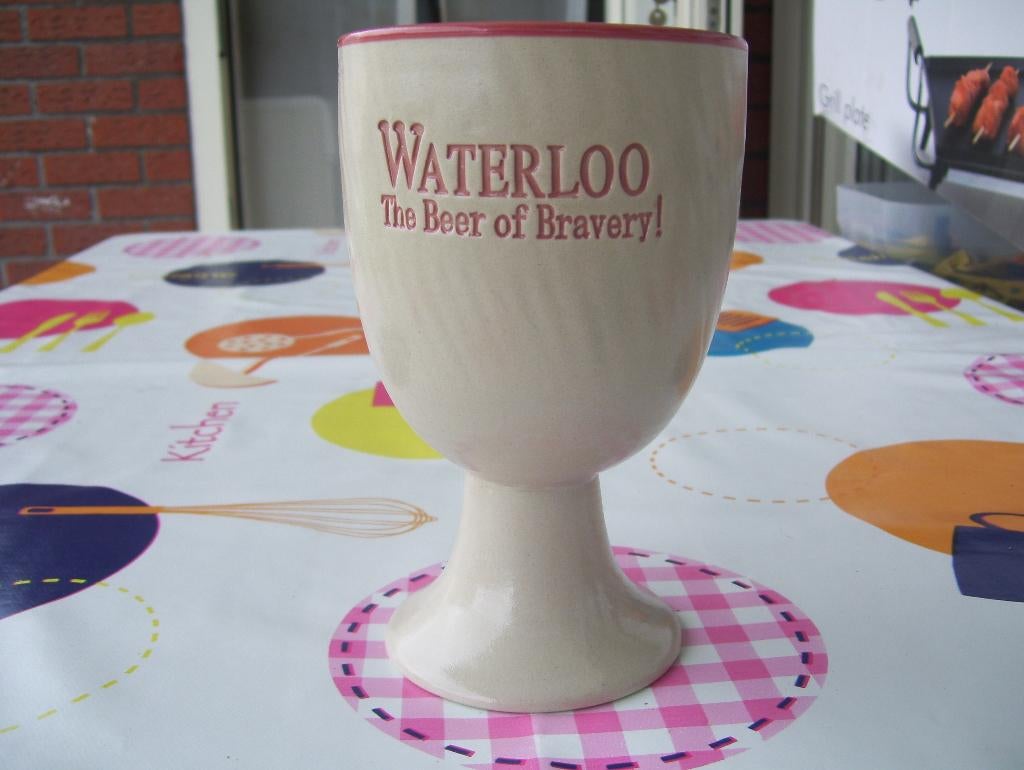 stenen kruik/ WATERLOO, Verzamelen, Biermerken, Ophalen