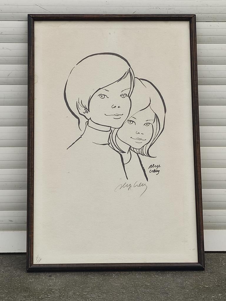 lithographie signe serge creuz, Antiek en Kunst, Ophalen of Verzenden