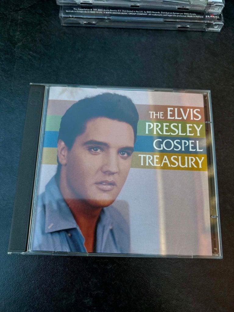 Elvis dubbel cd, The Elvis presley gospel treasury, import, Cd's en Dvd's, Cd's | Religie en Gospel, Ophalen of Verzenden, Gebruikt