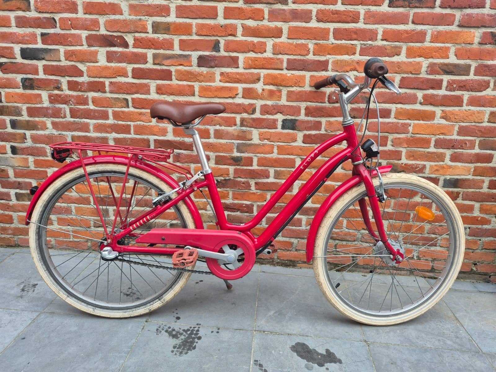 Meisjesfiets rood, Fietsen en Brommers, Ophalen