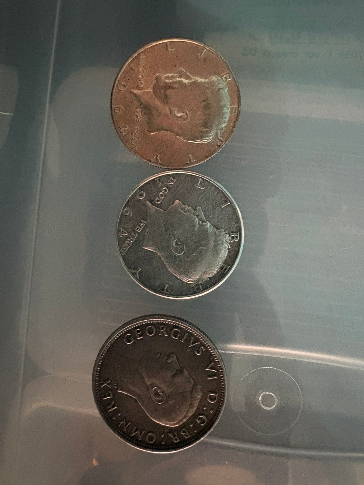 LOT AMERIKAANSE EN UK MUNTEN ZILVER AG SCHAARS, Ophalen, Zilver