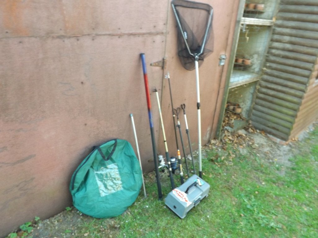 set visgerief voor op forel, Watersport en Boten, Hengelsport | Roofvissen, Gebruikt, Complete set, Ophalen