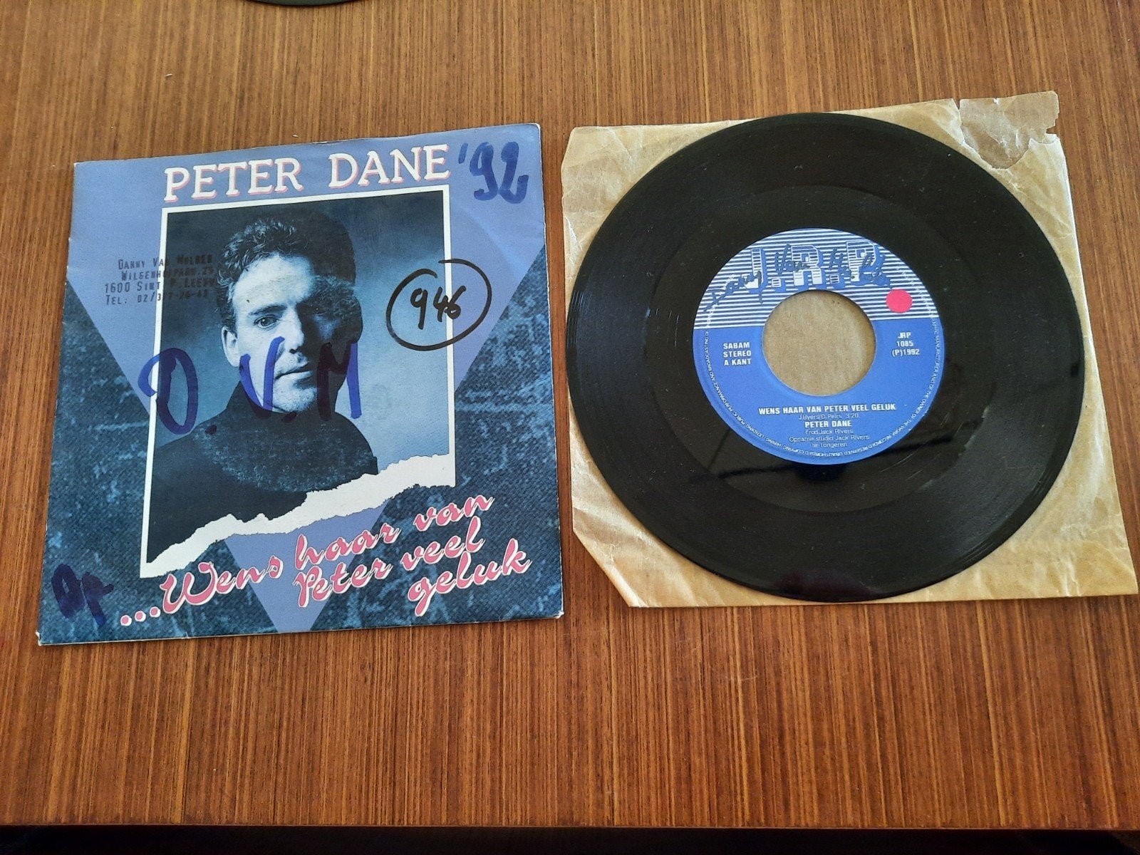 Peter Dane.Wens haar van Peter veel geluk...., Ophalen of Verzenden