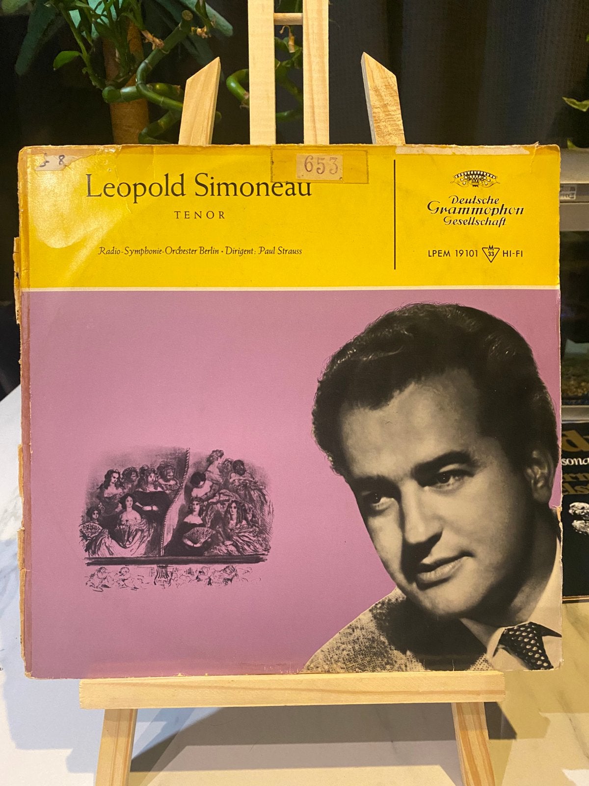 🔥 LP Léopold Simoneau Tenor - 1958, Ophalen of Verzenden, Gebruikt, LP