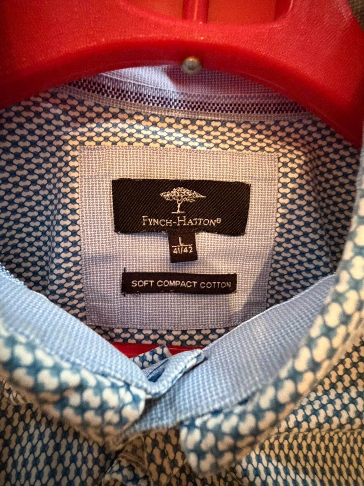 Ensemble de 2 chemises à manc.courtes-Hatton —  41- L, Enlèvement ou Envoi, Comme neuf, Multicolore, Tour de cou 41/42 (L)