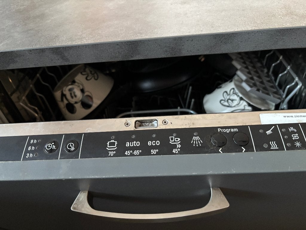 Inbouwvaatwasmachine Siemens, Ophalen, Gebruikt, Minder dan 85 cm, Eco programma