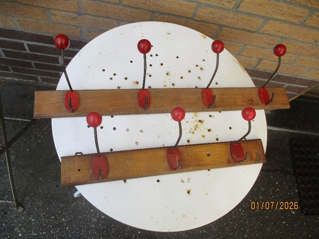 2 Retro kapstokken jaren 50-60, Ophalen of Verzenden, Overige typen