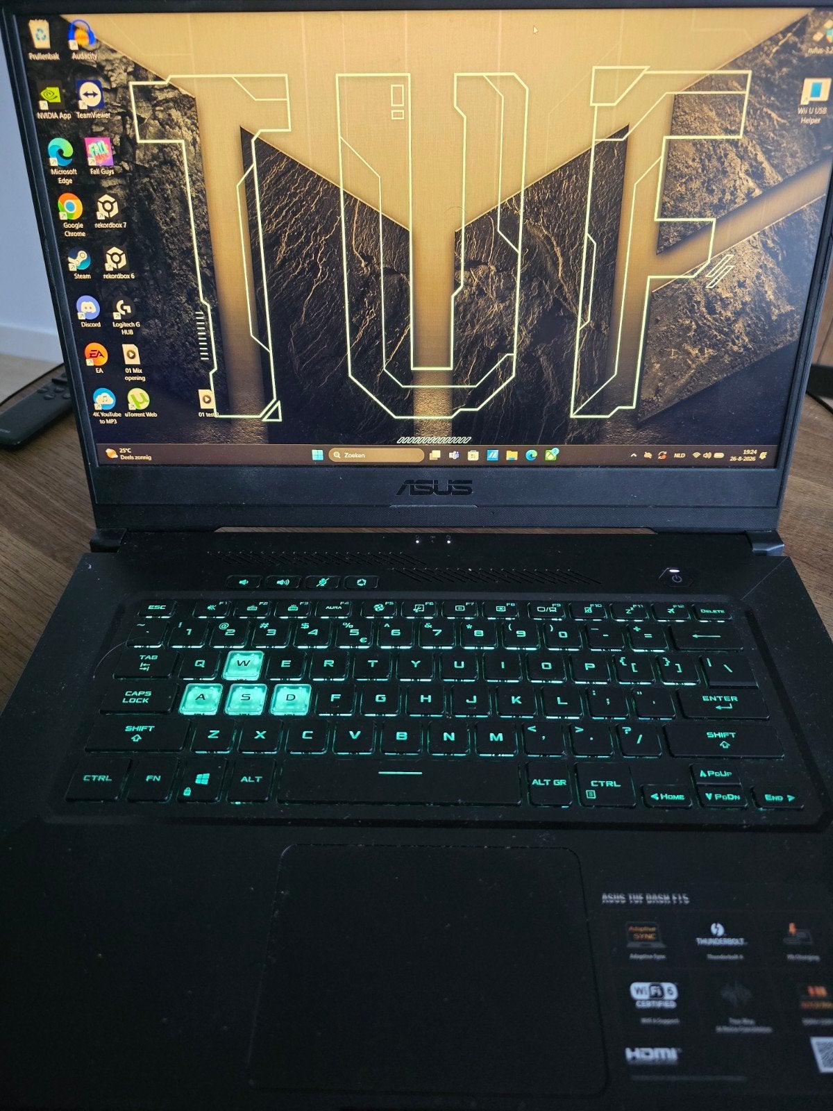 ASUS TUF Dash F15 Gaming Laptop - Intel i7, RTX 3060, Computers en Software, Windows Laptops, Ophalen, Met videokaart, Asus, I7