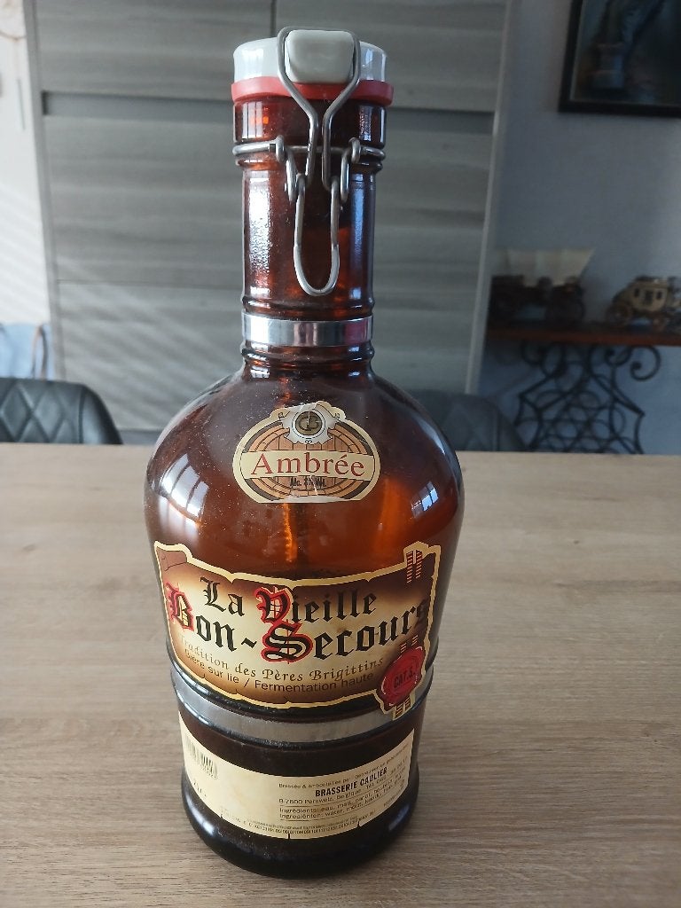 bierfles Bon Secours, Verzamelen, Biermerken, Ophalen of Verzenden, Gebruikt, Flesje(s), Overige merken
