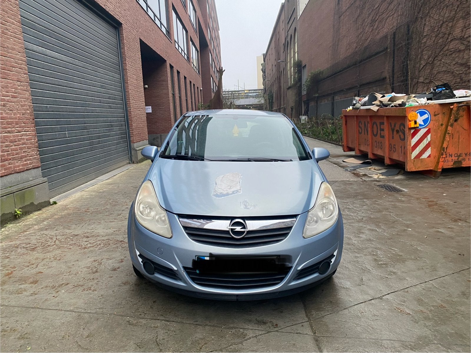 Opel corsa 1.0 benzine ben 2007 met keuring verkop, Voorwielaandrijving, Bedrijf, Grijs, 3 cilinders