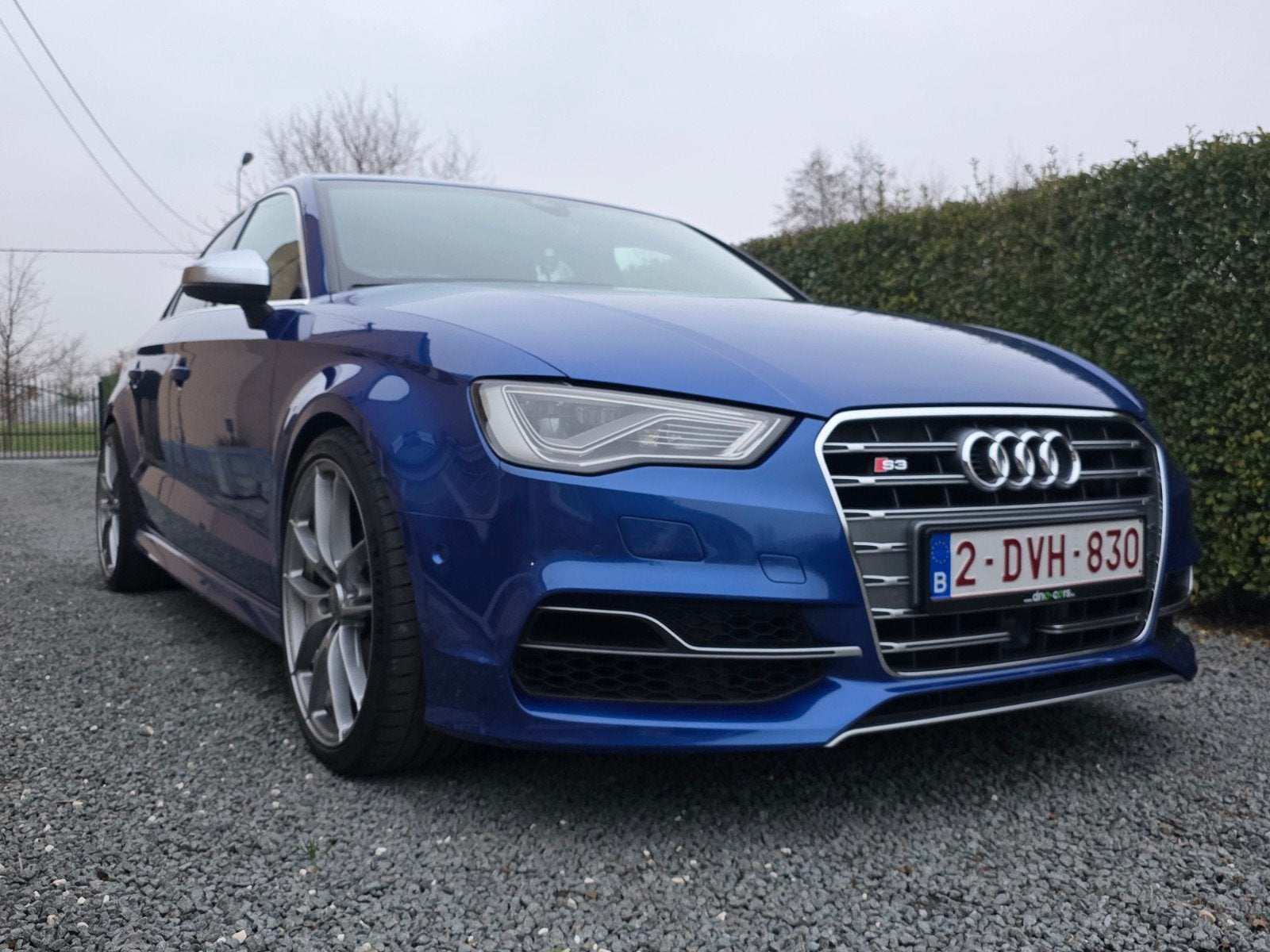 Zeer mooie Audi S3, weinig km. Werkelijke showroomstaat!, Auto's, Audi, 4 deurs, Zwart, Blauw, 5 zetels
